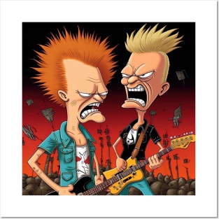 beavis and butthead - Design 2 Posters and Art